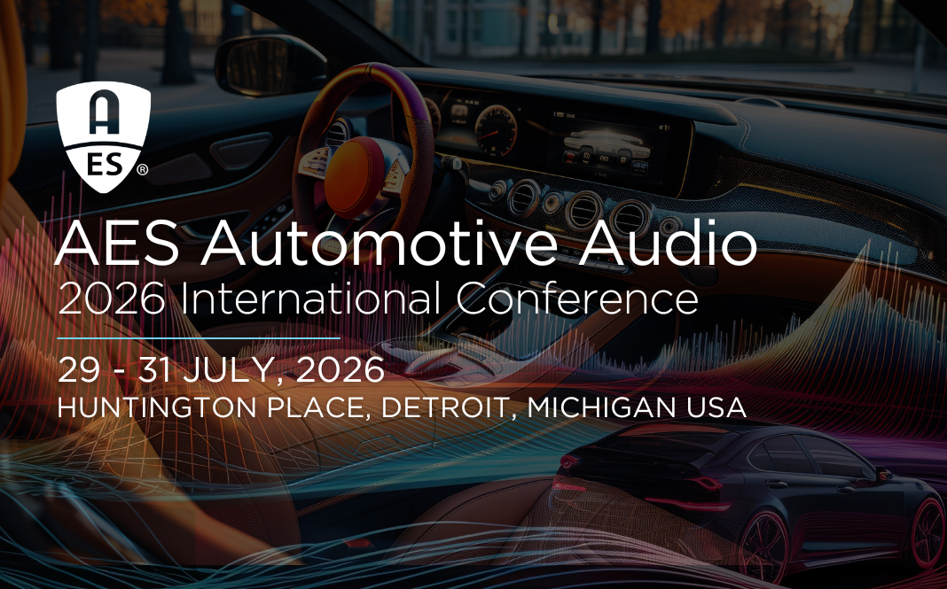 2026 AES 6th International Automotive Audio Conference