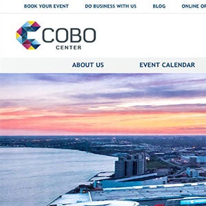 More Info for Cobo Center introduces a new website